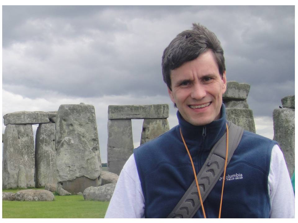 Fabian Crespo, Ph.D., at Stonehenge