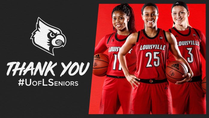 Sam Fuehring, Asia Durr and Arica Carter look to finish out their UofL careers with a national title.