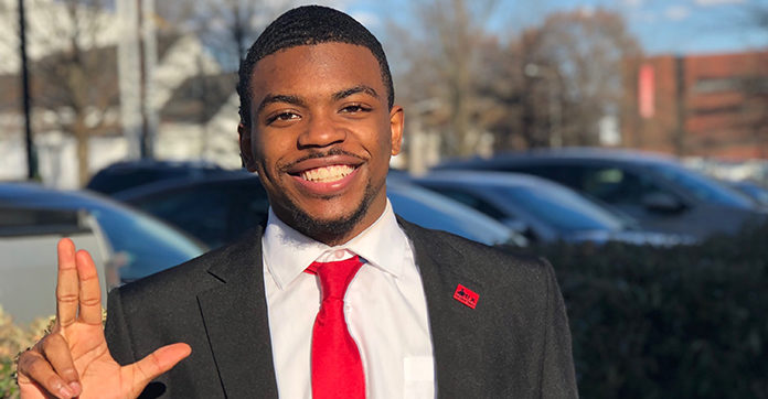 UofL student Quintez Brown was one of 22 students invited to the first national gathering of the Obama Foundation's MBK Alliance.