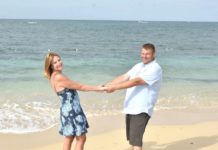Lana Boes with her husband, Tim.