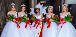 The 2019 Derby Queen is Brittany Patillo, center, a UofL senior Theatre Arts major.