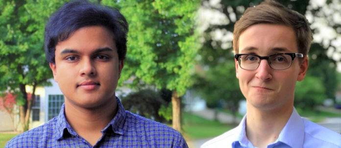 Goldwater Scholars Praneeth Goli and Garrett McGrady