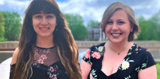 Sarah Taheri (left) and Alexandra Hicks-Chambers will be student speakers at UofL's spring commencement.