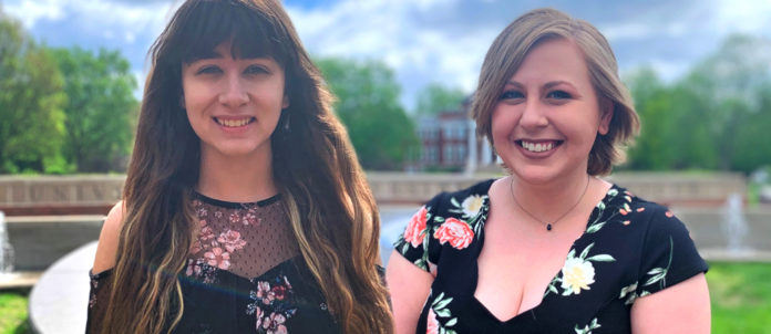 Sarah Taheri (left) and Alexandra Hicks-Chambers will be student speakers at UofL's spring commencement.