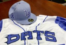 Special jerseys worn by the Louisville Bats on cancer survivors night and replica lavender hats will be sold with proceeds going to the M. Krista Loyd Resource Center