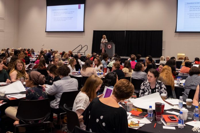 The seventh annual Pathways Women’s Leadership Conference – held last week at the SAC – generated a record crowd of 277 women and their allies from across campus.
