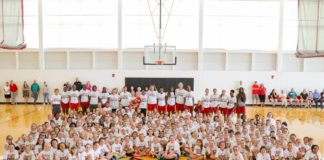 Participants from this year's Women's Basketball Camp.