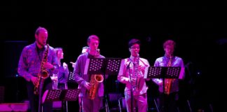 UofL Jazz students performing in Ecuador