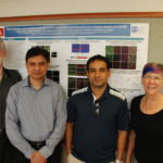 UofL scientists involved in the research, from left to right: Ron Gregg, Ph.D.; Nazarul Hasan, Ph.D.; Gobinda Pangeni, Ph.D.; Maureen McCall, Ph.D.