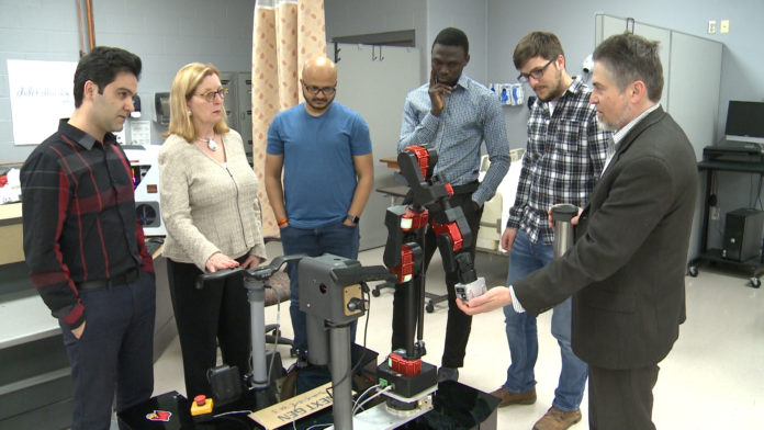 ARNA nursing assistant robot The Adaptive Robotic Nursing Assistant, developed by UofL's robotics team. The team participated in UofL's I-Corps site program.