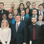 UofL students in the Frankfort Legislative Internship Program pose for a picture.