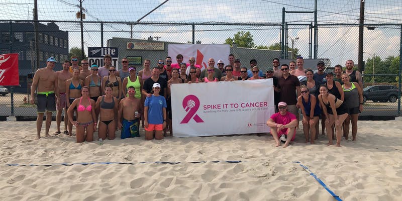 Participants in the 2018 Spike it to Cancer Tournament