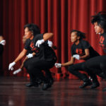Homecoming step show, 2011; Tom Fougerousse, photographer.
