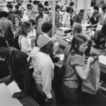 Bookstore, lower level of MITC, 1976.