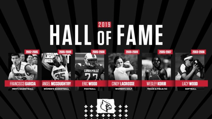 Six individuals will be inducted into the University of Louisville Athletics Hall of Fame on Friday, Oct. 25 in the Brown & Williamson Club of Cardinal Stadium. 