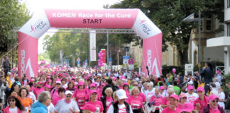 The 2019 Komen Louisville Race for the Cure is October 12, 8:40-10:50 a.m. and will affect roads on the Belknap Campus.