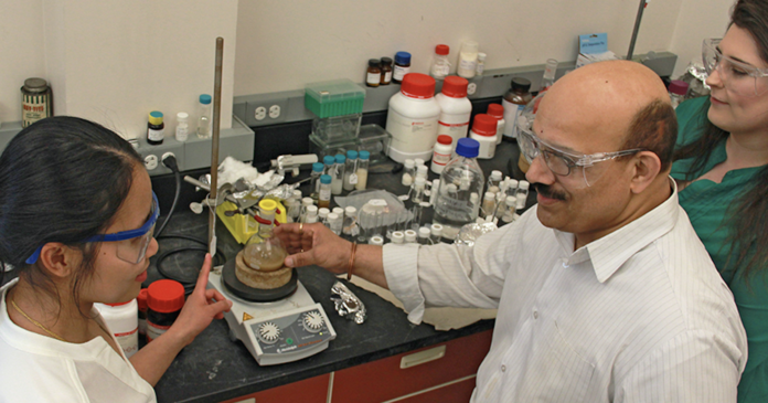 UofL Conn Center researcher Jagannadh Satyavolu (photo by Andrew Marsh)