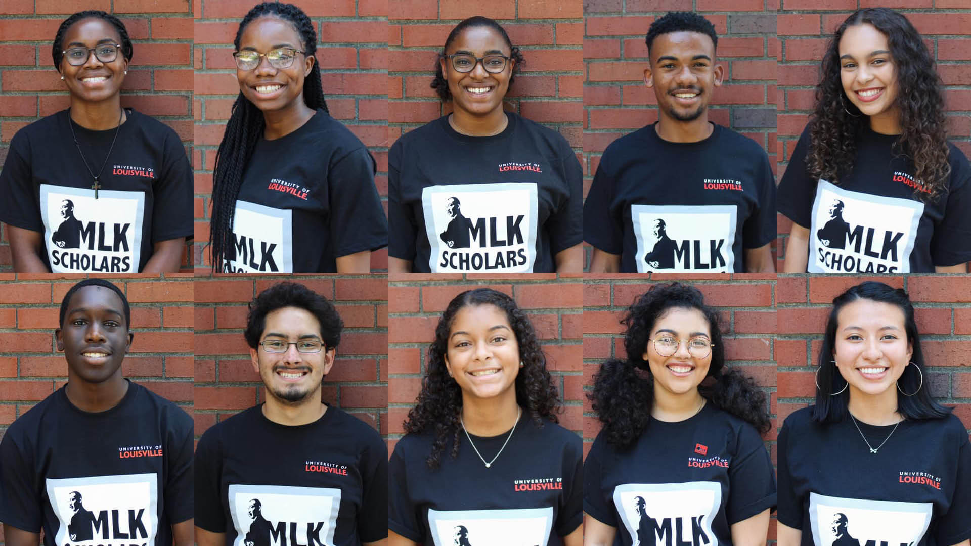 The 2023 cohort of UofL's MLK Scholars.