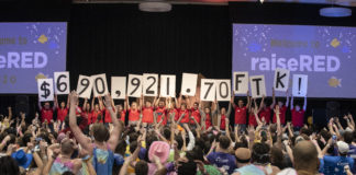 This year's RaiseRed Dance Marathon, held in pre-COVID-19 pandemic February, earned two top honors in awards from Raise Some L, the University of Louisville's annual day of giving.