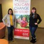 Amabelle Camba, Director of Development & Communications for CASA for Kids and Elayne Harrington, UofL freshman and CASA intern