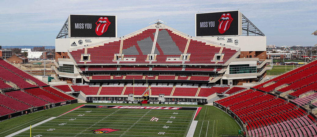 The Rolling Stones will bring their 2020 tour to Cardinal Stadium in June