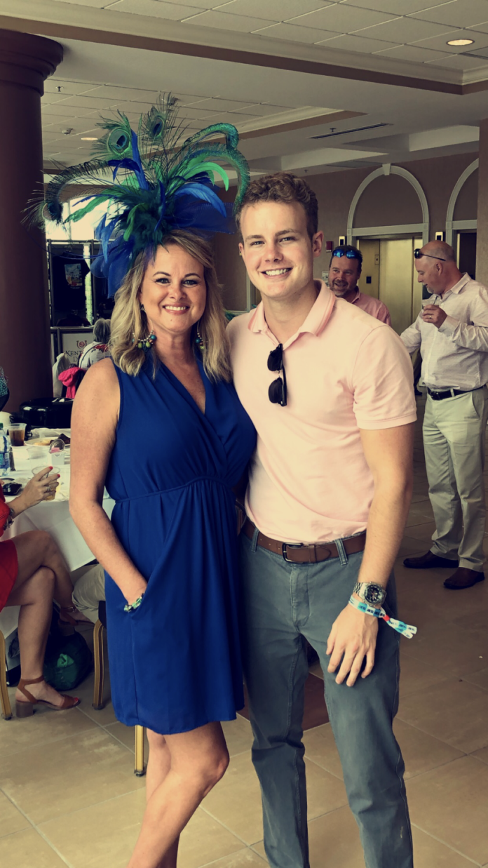 Chase Michael Crutcher, right, developed new processes while interning at Ford during his undergraduate career at the Speed School.