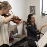 Molly Carr and Anna Petrova play at UofL's School of Music