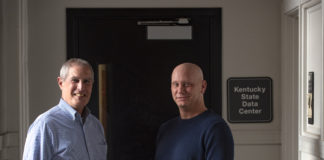 Matt Ruther and Tom Sawyer from the Kentucky State Data Center.