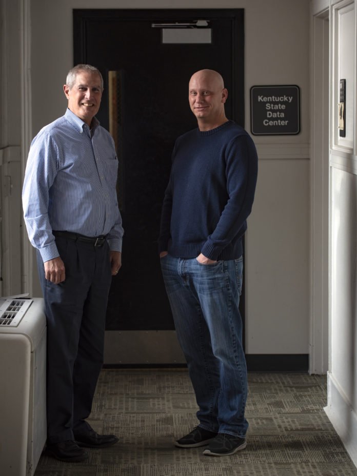 Matt Ruther and Tom Sawyer from the Kentucky State Data Center.