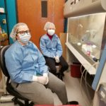 Bioengineering students Sienna Shacklette (left) and Clara Jones (right)