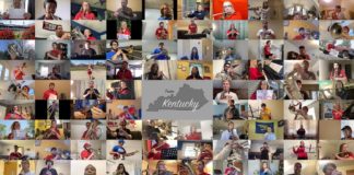 About 100 participants from UofL and 13 other colleges and universities around Kentucky, will perform "My Old Kentucky Home" virtually.