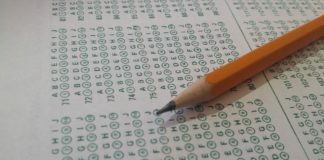 Stock photo of standardized test.