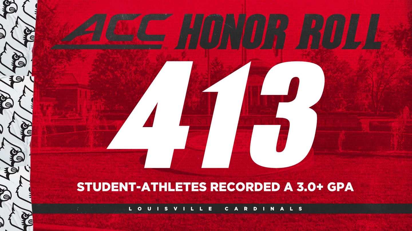 UofL placed 413 student-athletes on the annual Atlantic Coast Conference Honor Roll for the 2019-20 academic year, a school record.
