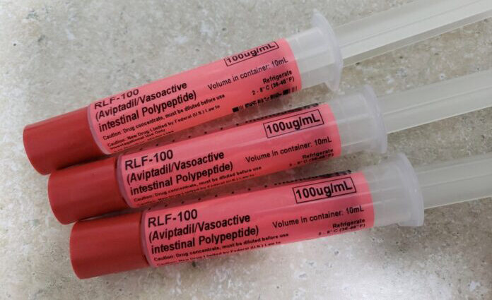 Aviptadil-1-696x522 A clinical trial for Aviptadil (RLF-100) is underway at UofL for severe COVID-19 patients. Image courtesy NeuroRx.