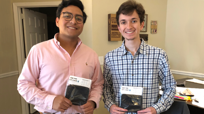 College of Business undergrads Pablo Hernandez and Matthew Brown founded The Secure Mask company in light of COVID-19. The company is growing.