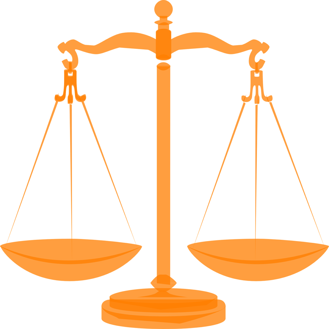 Scales of Justice; Image provided by Pixabay