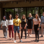 The 2020 Grawemeyer Scholars, L-R: Jackson Schleff, Matthew Johnson, Kelsey Littrell, Anna Simpson, Kam Rasheed, Alyssa Gebhardt, Abigail Stanger, Camila Lozano Aguirre, Caeden Whitaker, Kaden Fisher.