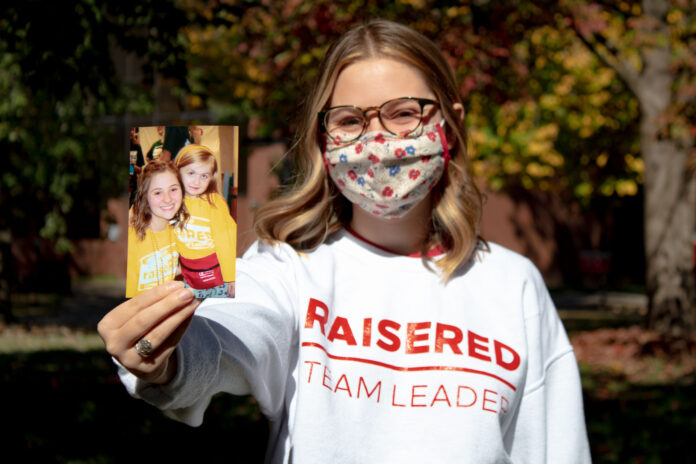 UofL student Taryn Kerley and her Audrey Nethery will be raising funds for raiseRED.