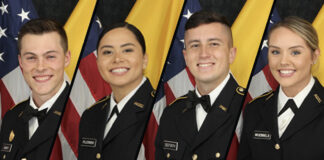 Four Cardinal Battalion Army ROTC cadets are among the Fall 2020 University of Louisville graduates participating in this year’s virtual commencement.