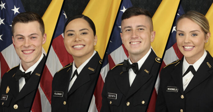Four Cardinal Battalion Army ROTC cadets are among the Fall 2020 University of Louisville graduates participating in this year’s virtual commencement.
