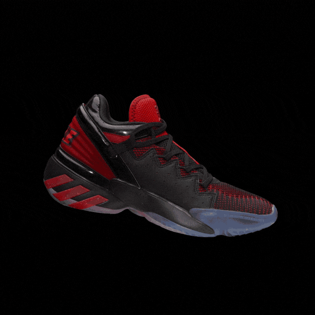 animation of Donovan Mitchell D.O.N. Issue #2 x Louisville sneaker by adidas