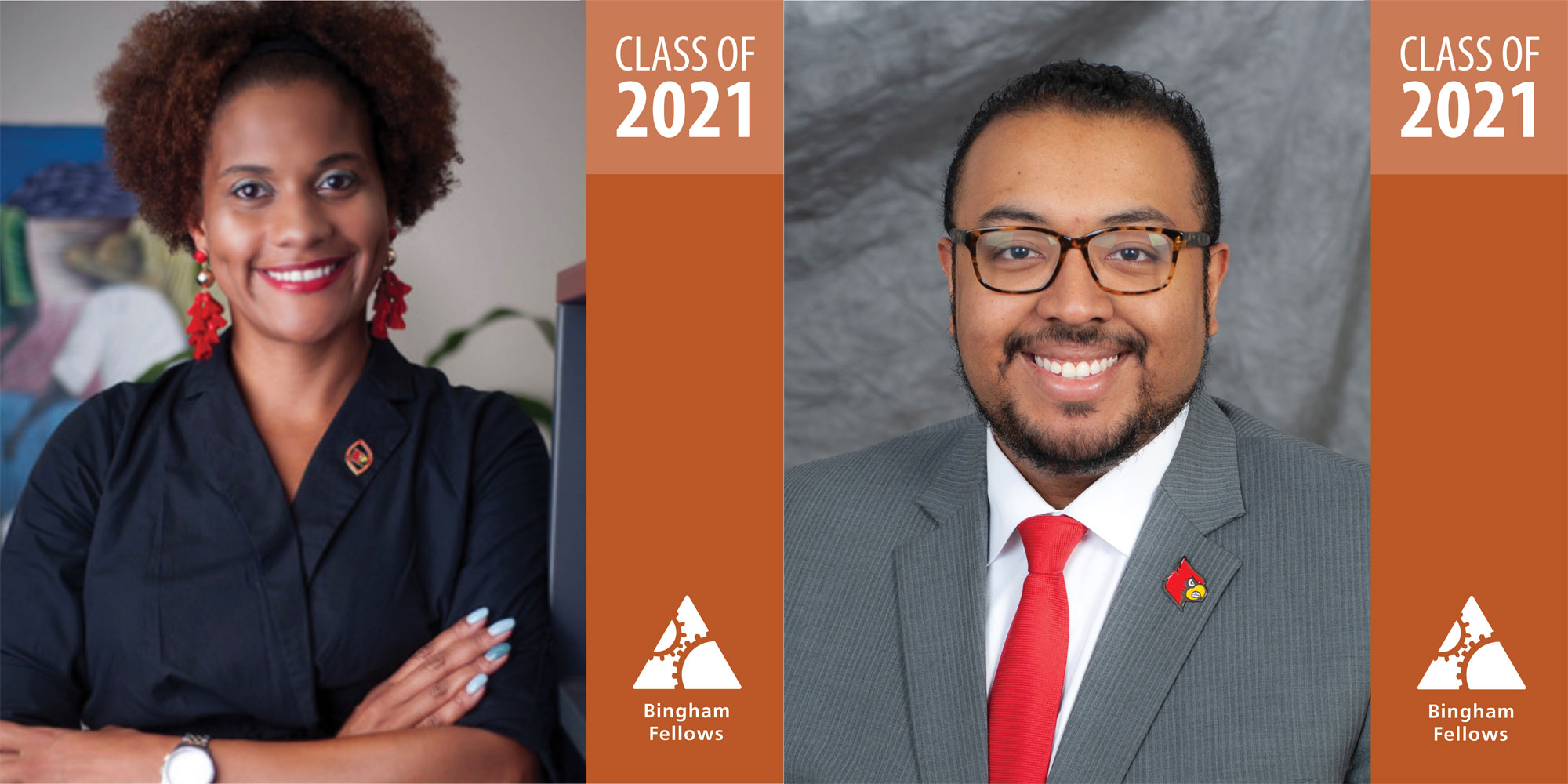 UofL's Cherie Dawson-Edwards and Michael Wade Smith are part of the 2021 Bingham Fellows cohort.