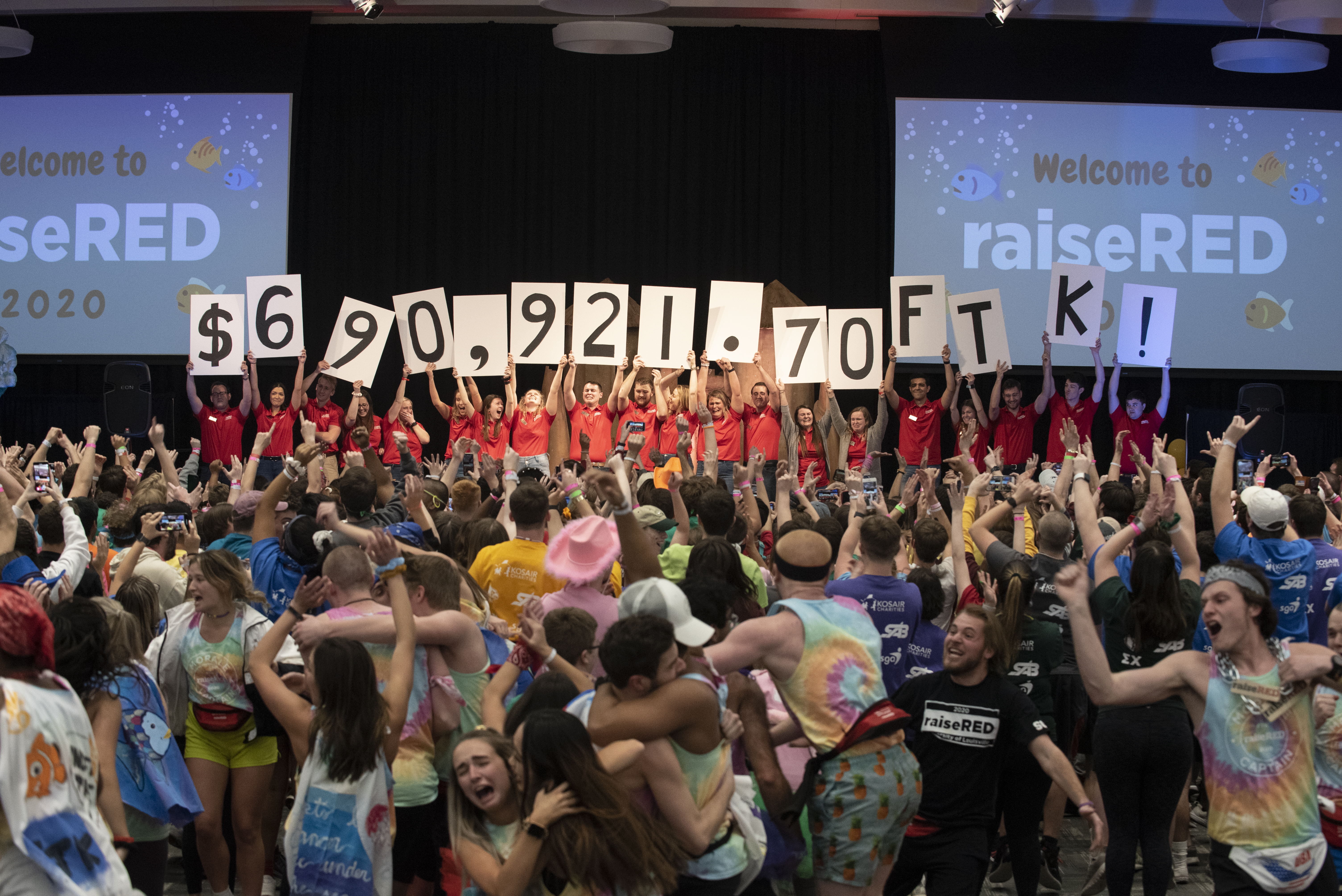 This year's raiseRED dance marathon will look different than this, with mostly virtual events, but the goal is the same: to fight pediatric cancer.