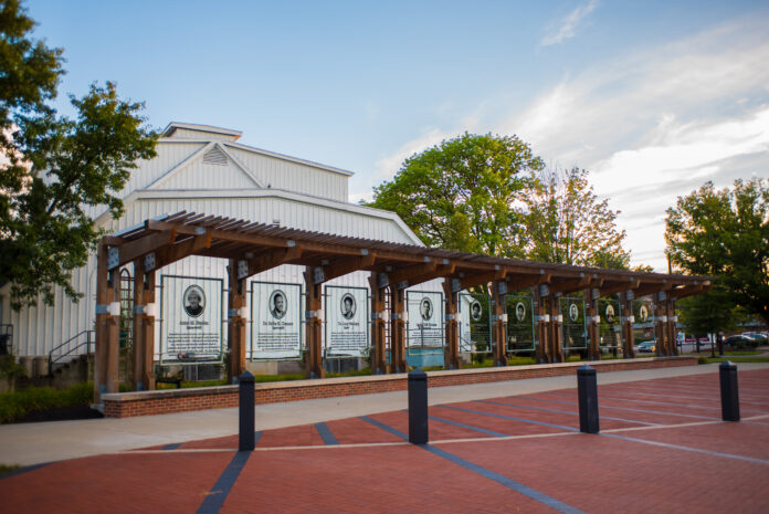 The Charles H. Parrish Jr. Freedom Park, created in 2012, pays homage to nine civil rights champions with ties to the University of Louisville,