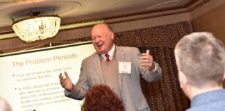 Presenter Stan Craig at the 2019 Optimal Aging Conference