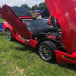 Vehicles such as this Corvette will be featured at the Cruzin’ for Cancer events, all benefitting the UofL Health – Brown Cancer Center.