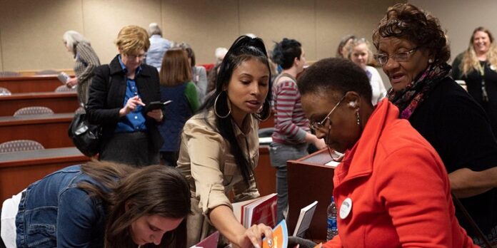 Archived photo of the Kentucky Women's Book Festival in 2020.