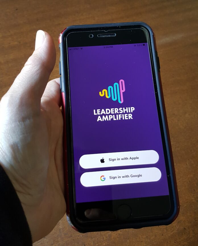 The Leadership Amplifier smartphone app was developed by the Project on Positive Leadership at the UofL College of Business