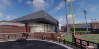 Kroger has provided a $3 million gift toward the construction of an indoor baseball practice facility adjoining Jim Patterson Stadium.