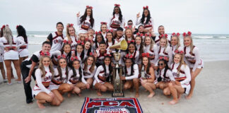 UofL won two national titles at the 2021 NCA & NDA Collegiate Cheer & Dance National Championship 